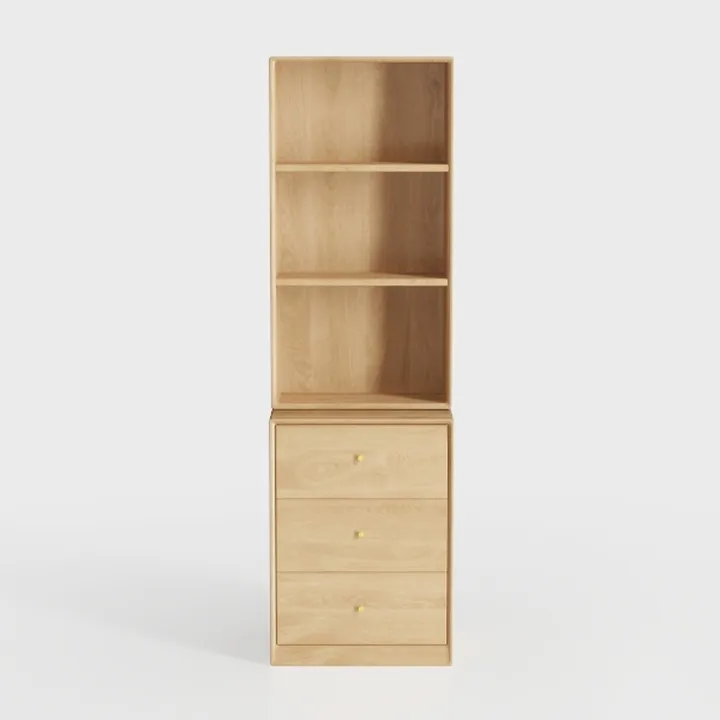 GAOMON Tall Bookshelf with Storage, Bookshelves