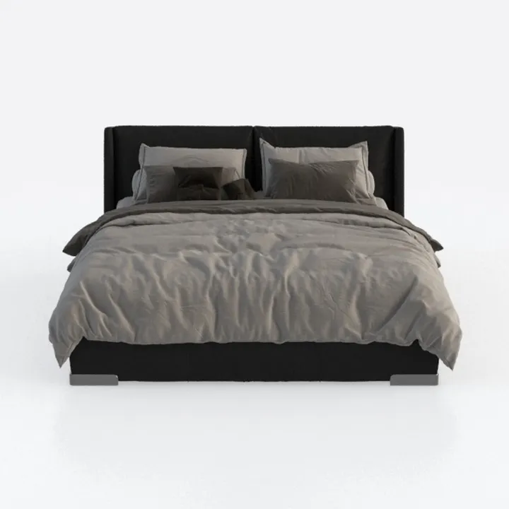 Atlin Designs Upholstered Queen Tufted Panel Bed i