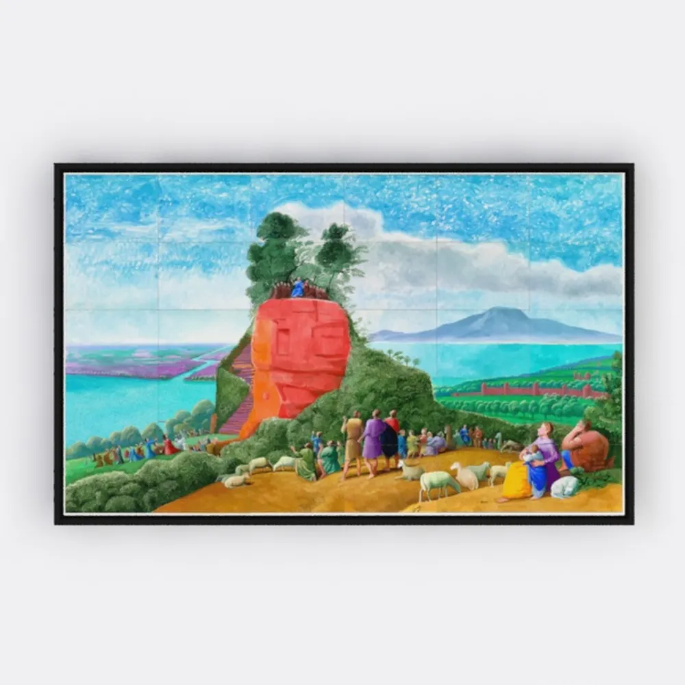 Large Italy Wall Art for Living Room, Venice Grand