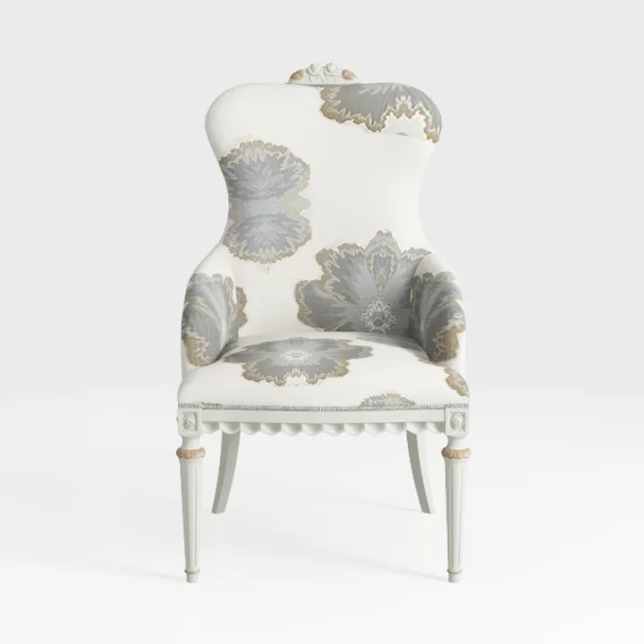 MOJAY Modern Accent Chair, Wingback Armchair Flora