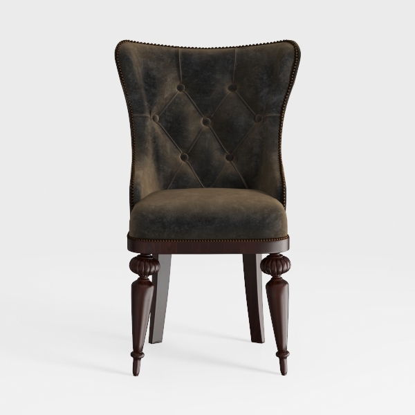 Dining Chairs Set of 6 Mid Century Upholstered