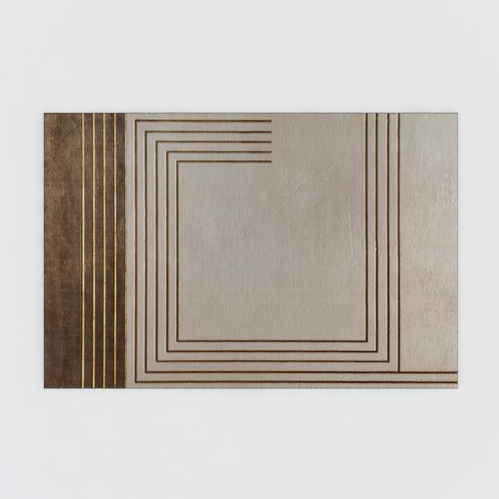 Rugshop Contemporary Modern Abstract Area Rug 2'7"