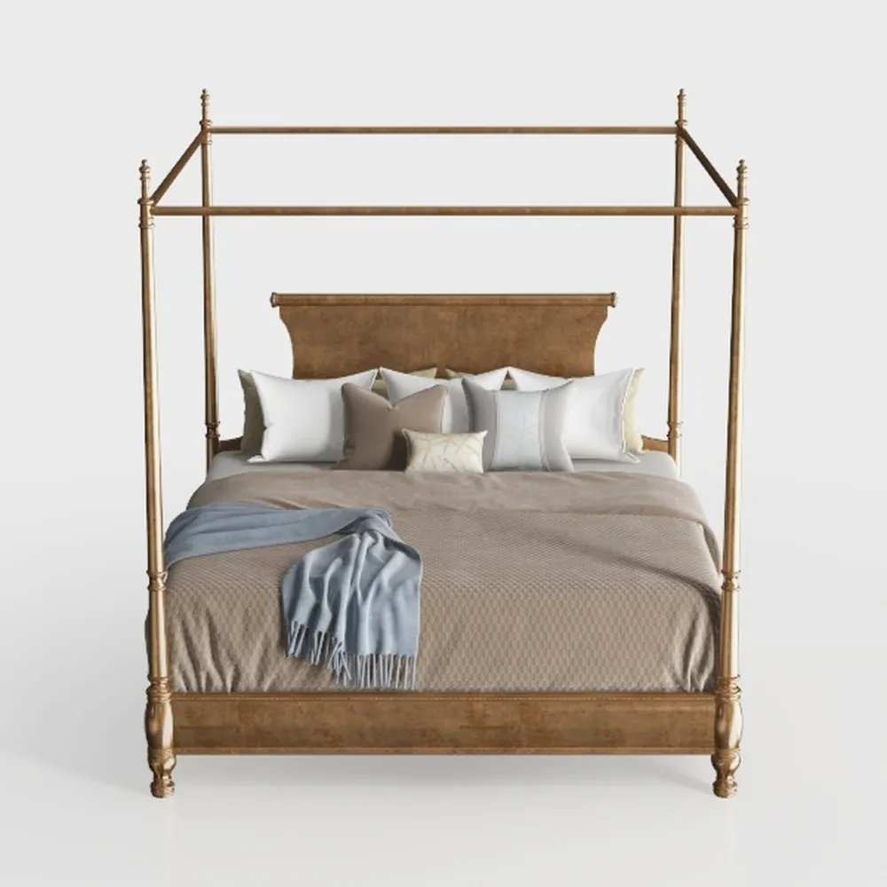 Hooker Furniture Retreat King Fabric Upholstered P