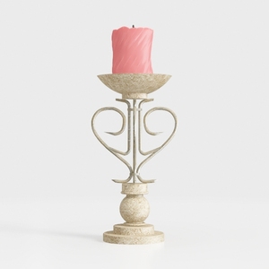 Bronze Candle Holder Candlestick – Gold Color with