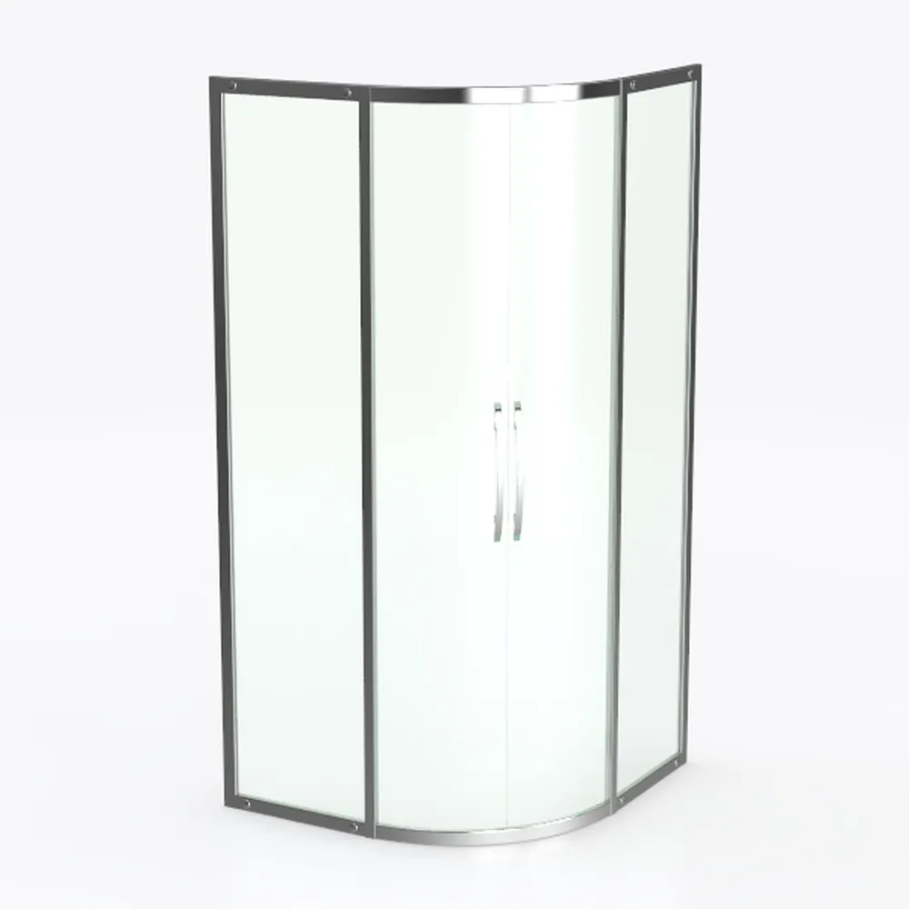 Sunrosa Corner Sliding Shower Enclosure 34" x 34"