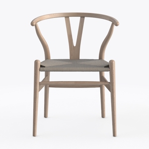 Polynices Set of 4 Wishbone Dining Chair, Solid