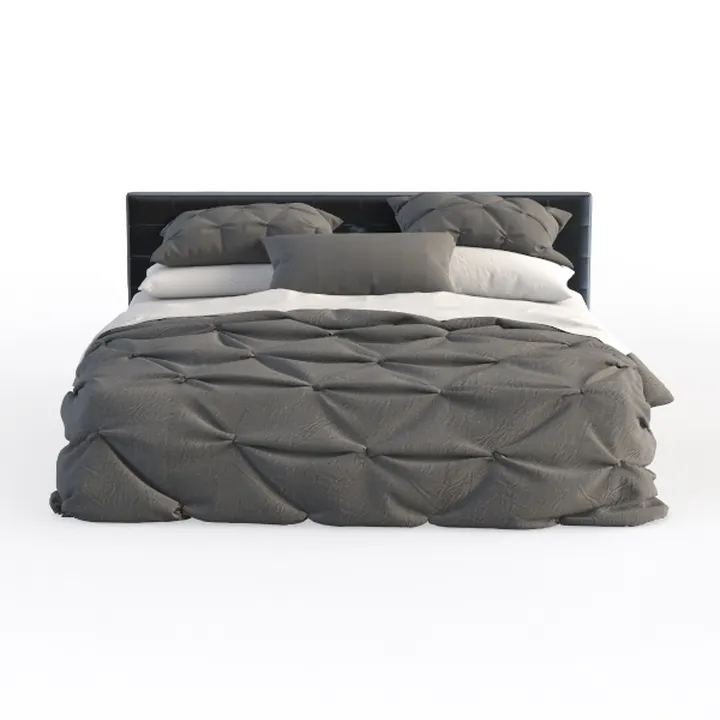 Atlin Designs Upholstered Queen Tufted Panel Bed i