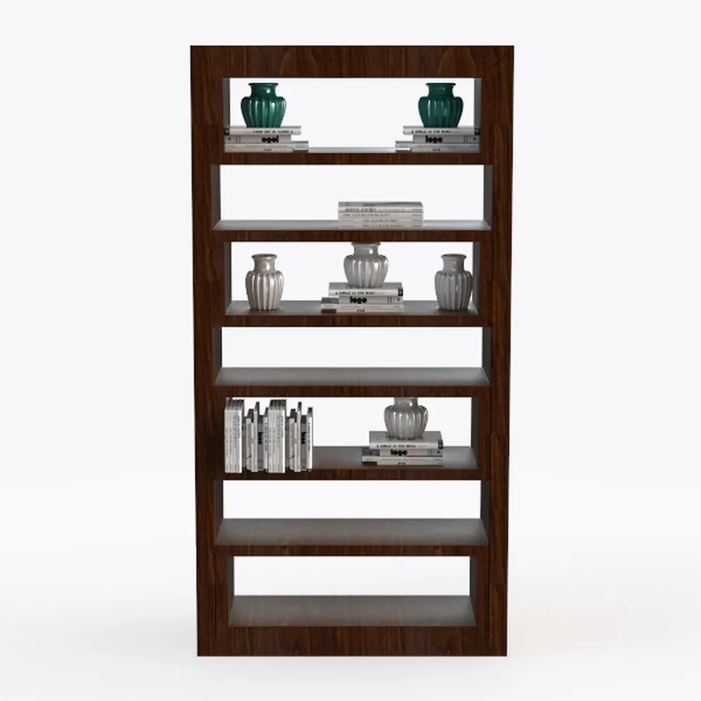 70.9 Inch Tall Bookshelf, 6-Tier Industrial