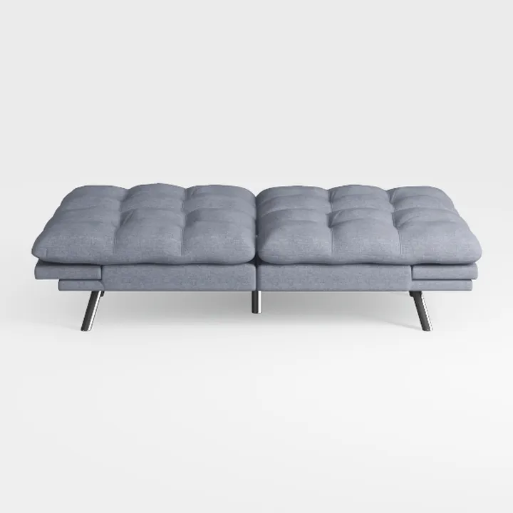 Opoiar Fabric Futon Sofa Bed, Memory Foam Couch