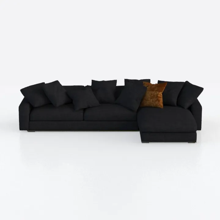Tbfit U Shaped Couch, Sectional Sofa for Living