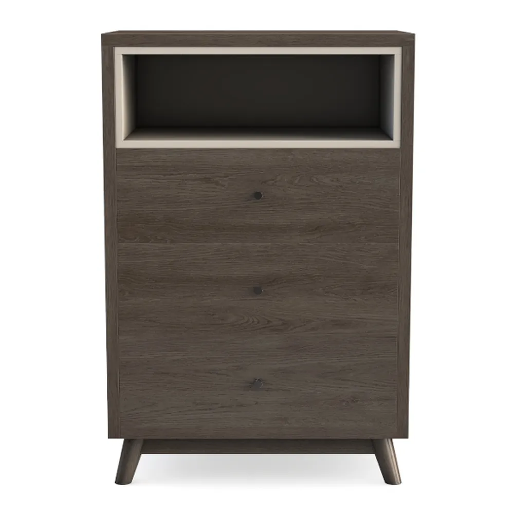 Prepac Rustic Ridge Farmhouse Bedroom Nightstand