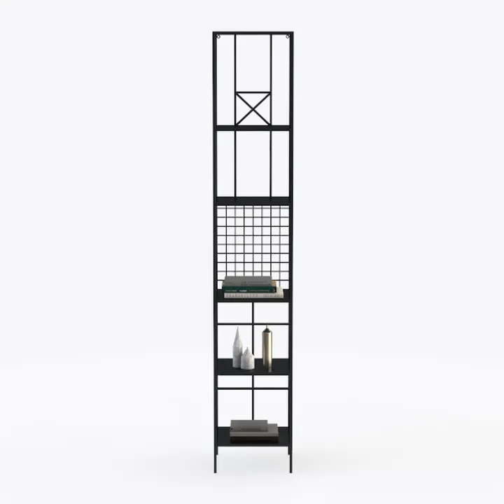 360° Heavy Duty Bookcase, 5 Tier Rotating Metal