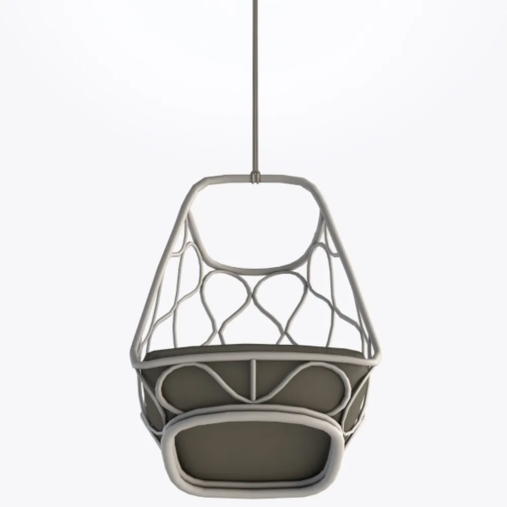 KOUBOO Hanging Rattan Swing Chair with Seat Cushio