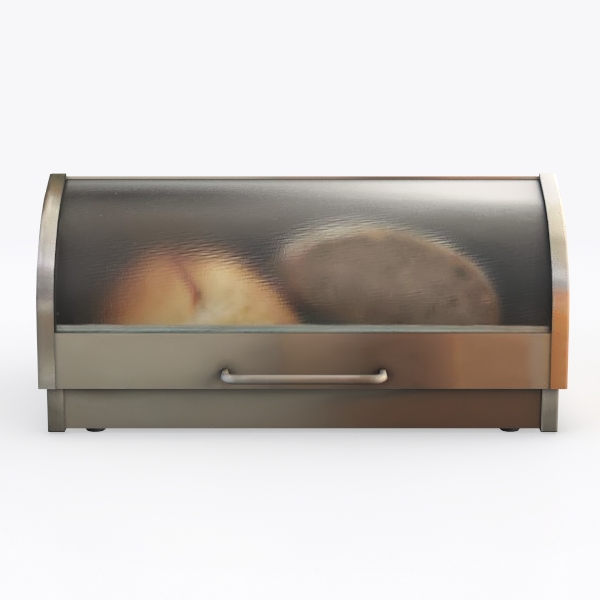Glass & Stainless-Steel Bread Box