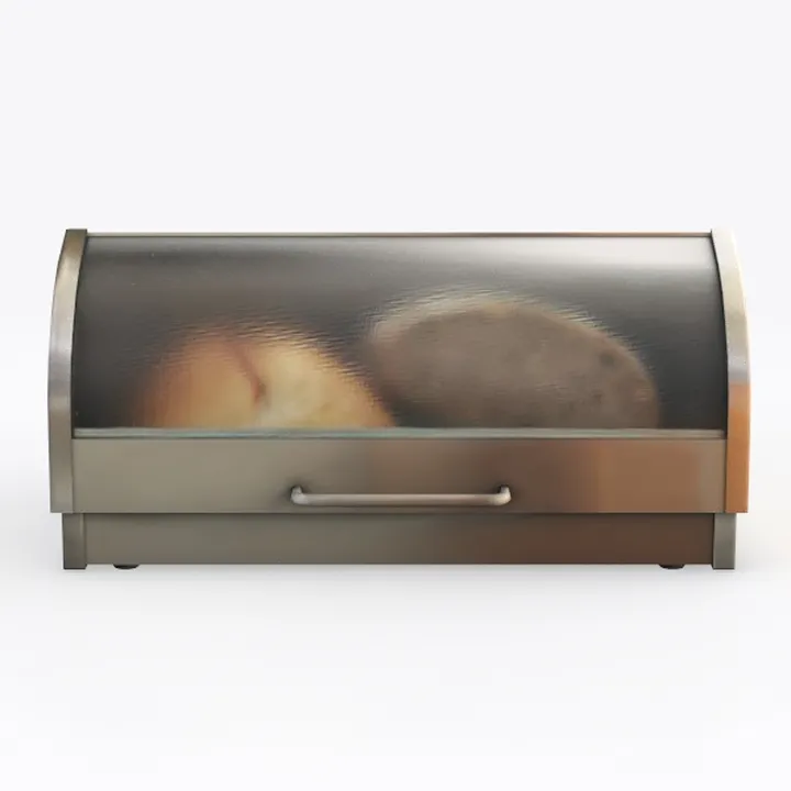 Glass & Stainless-Steel Bread Box