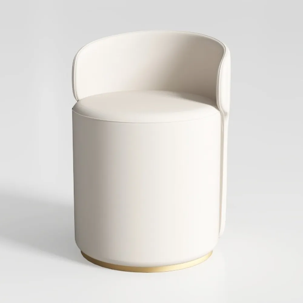 360° Swivel Accent Chair with Storage, Vanity