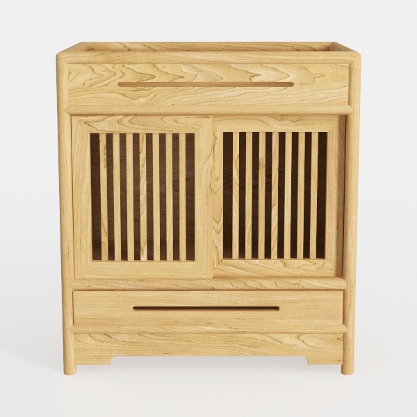 Sideboard Buffet Cabinet with Storage, Rattan