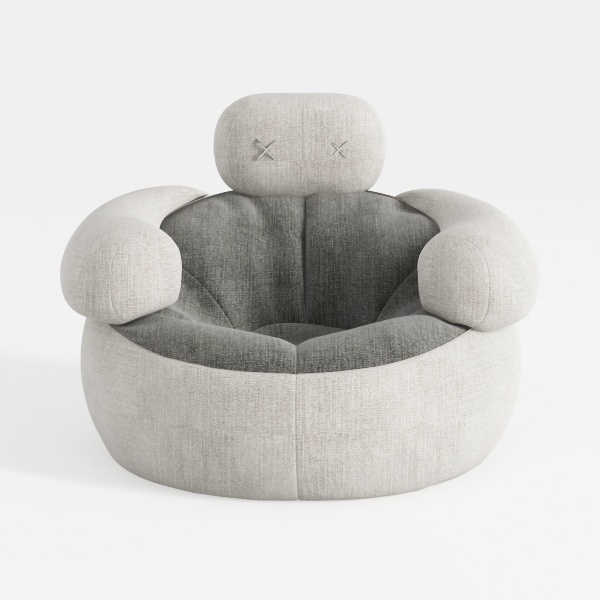 ERYE 360°Swivel Accent Barrel Chair with 4 Pillows