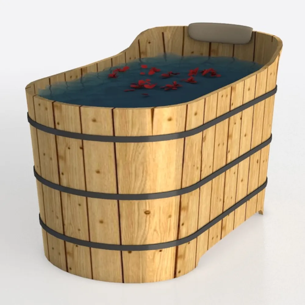 WOODBRIDGE 54" Cold Plunge Tub with 1.3 HP High