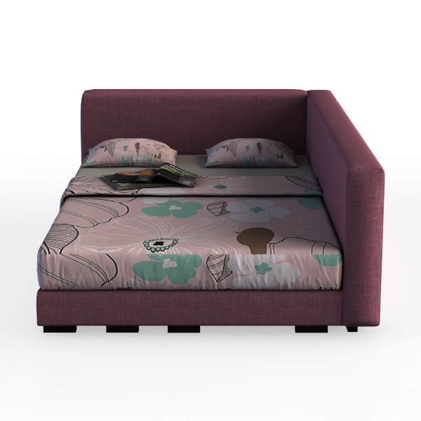 WHOJA Poltrona Imbottita con Divano Letto Singolo Casual Pieghevole Cotone e Lino Naturali Comodo e Traspirante Schienale Regolabile Soggiorno Camera da Letto Meditation Chair (Color : Wine Red)