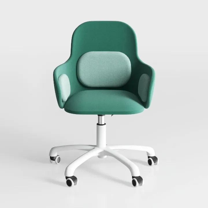 Vinsetto Mid-Back Office Chair, Velvet Fabric