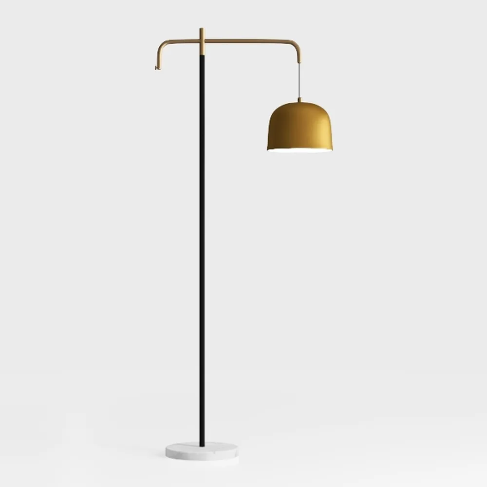ROTTOGOON Floor Lamp with Table, End Table Lamp