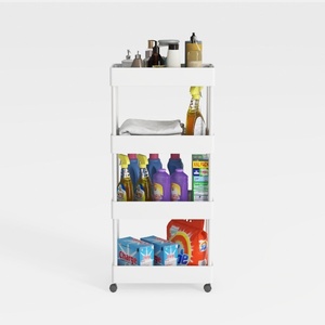 Laiensia 4-Tier Storage Cart,Multifunction Utility