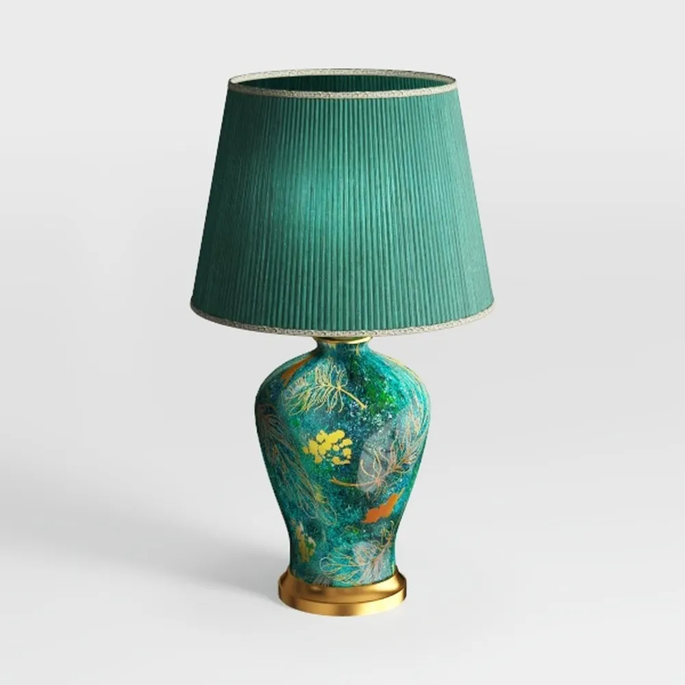OUFULA Ceramic Table Lamp Luxury Contemporary