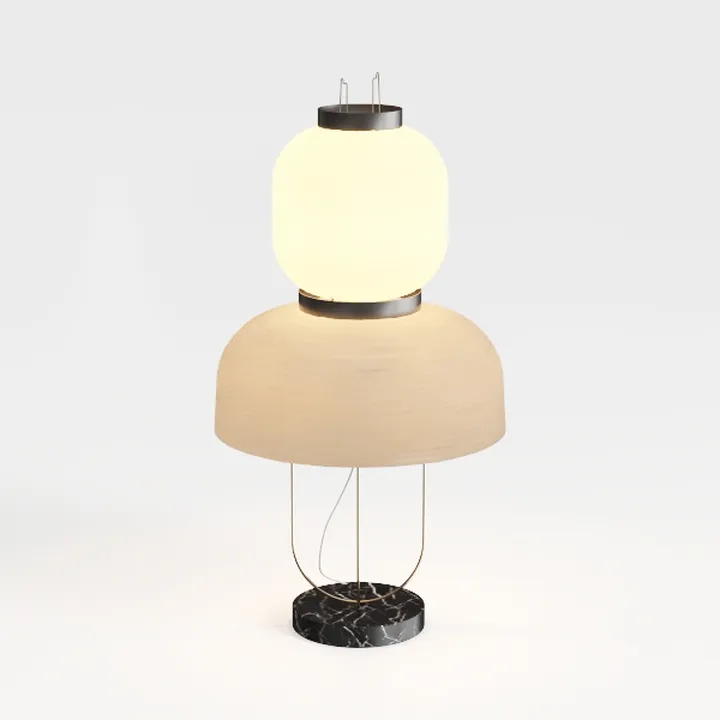 AELS Set of 2 Small Mid Century Modern Table Lamps