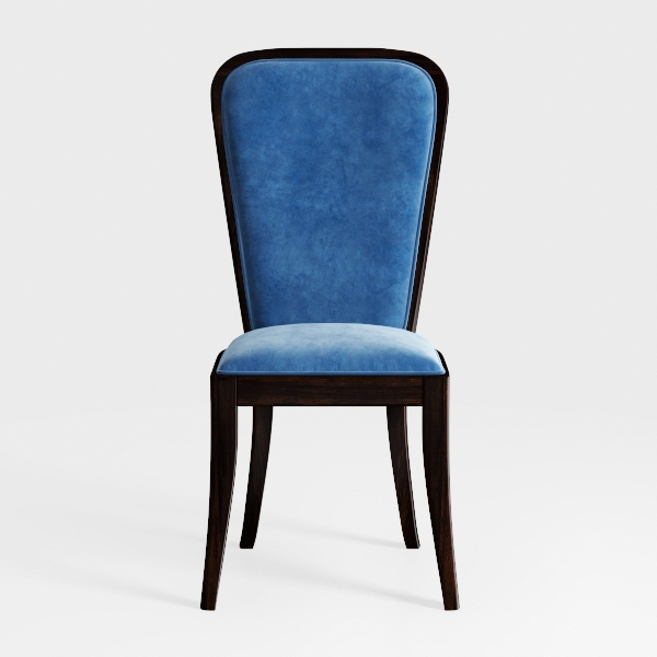 KCC Velvet Dining Chairs Set of 2, Upholstered