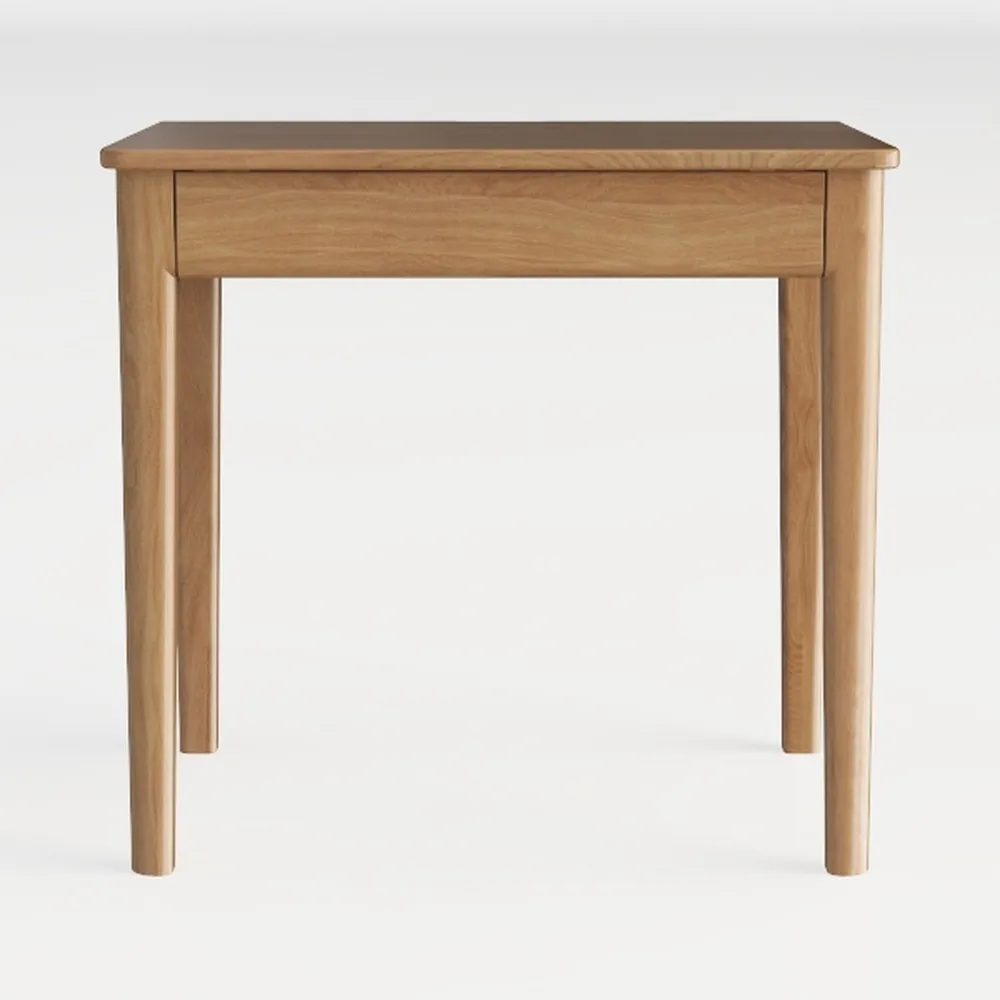 Hymus 100% Solid Oak Wood Desk - Small Writing Des