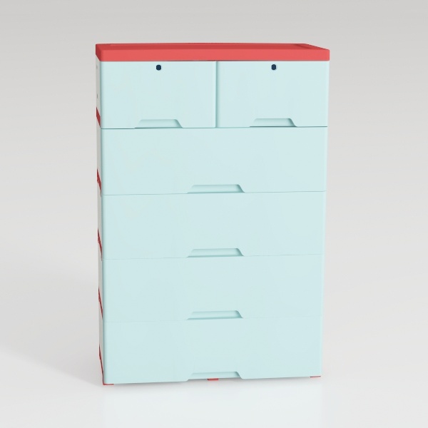 5-Tier Dresser for Bedroom with 6 Drawers Storage