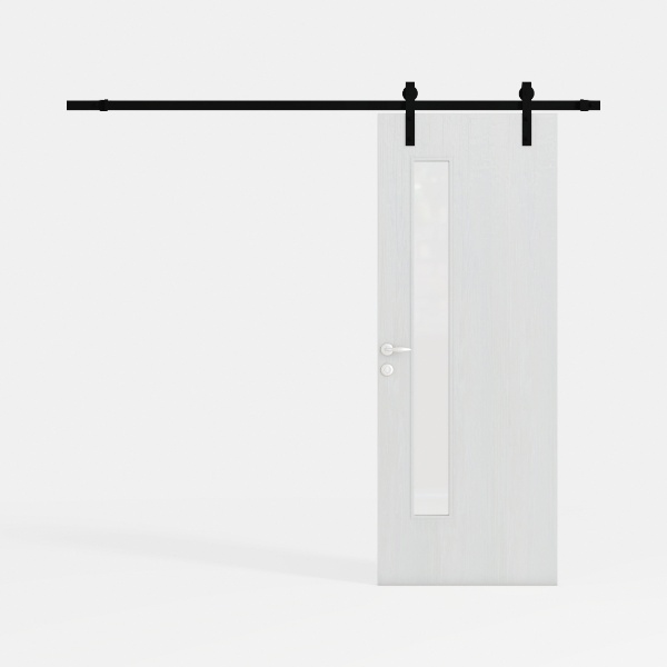 30&#39;&#39;x84&#39;&#39; Sliding Barn Door with 5 Ft Barn Door