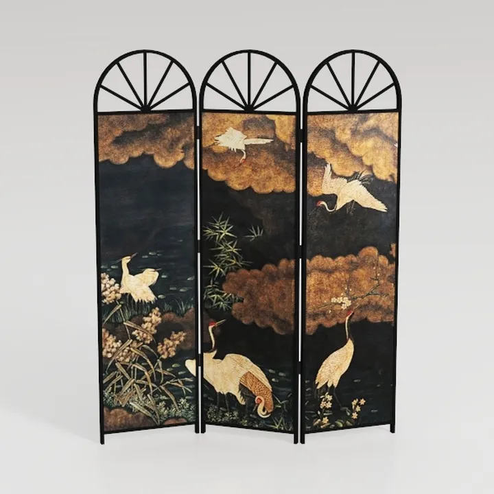 Room Divider Wood Privacy Screens Van Gogh's 