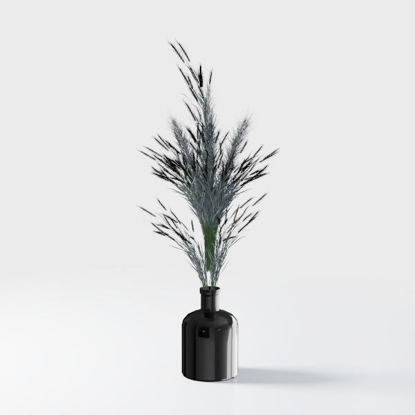 Artificial Plant, 47in Tall, 2pk Grass, Faux House