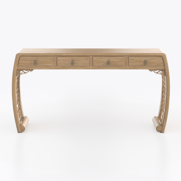 Tov Furniture Amara Natural Rattan Desk
