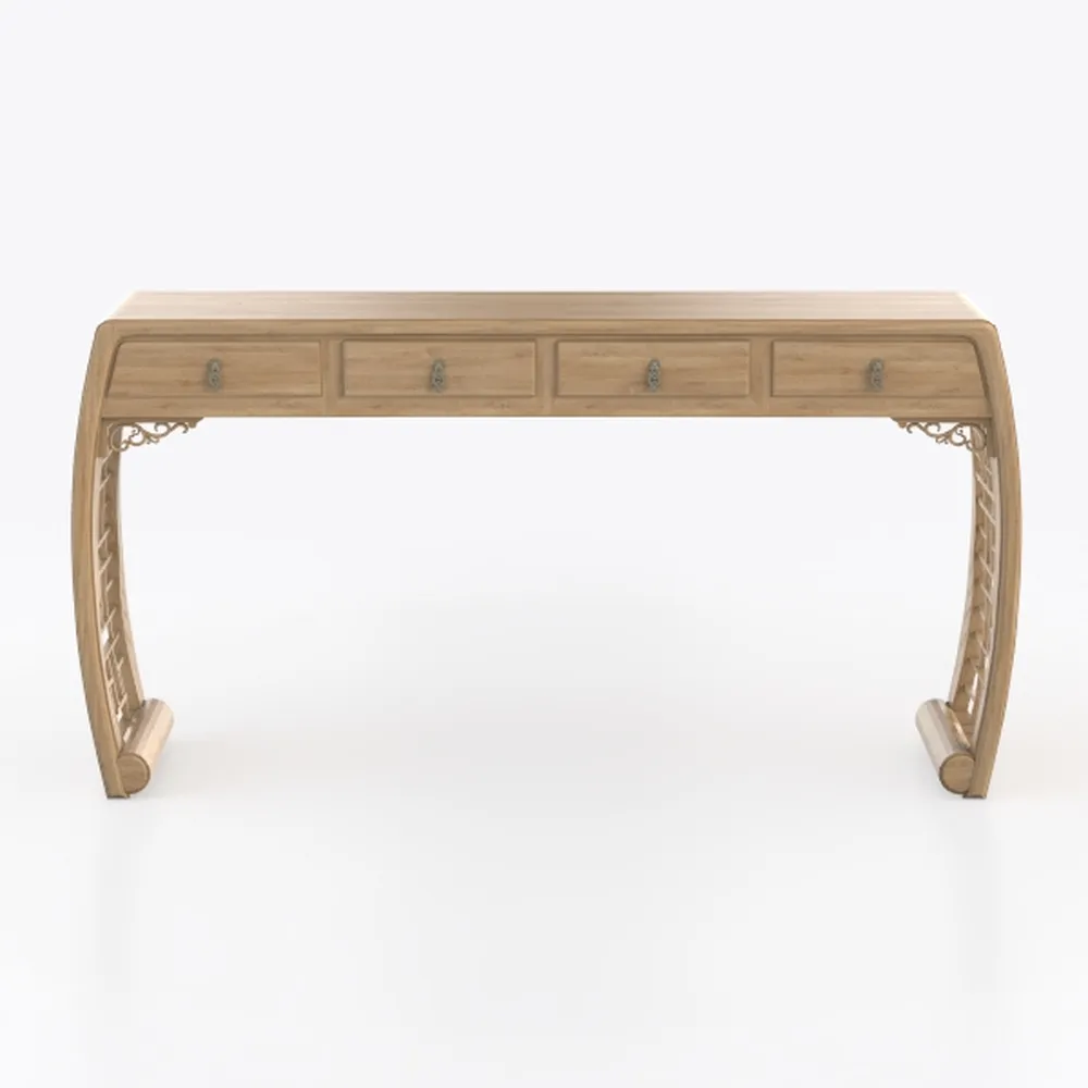 Tov Furniture Amara Natural Rattan Desk