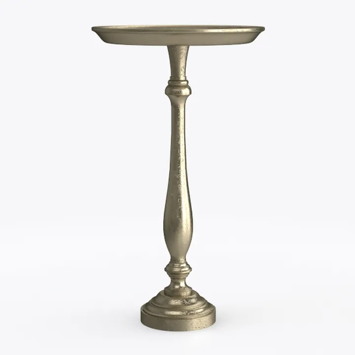 Kate and Laurel Sanzo Modern Pedestal Side Table