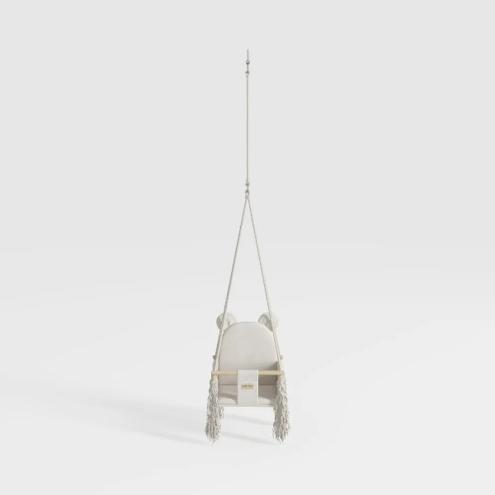 KOUBOO Hanging Rattan Swing Chair with Seat Cushio