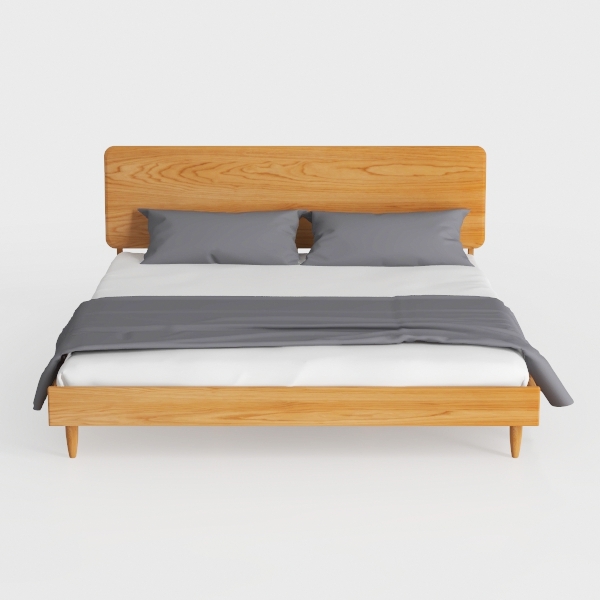 Baxton Studio Jaiana Tufted Platform Bed, Queen, G