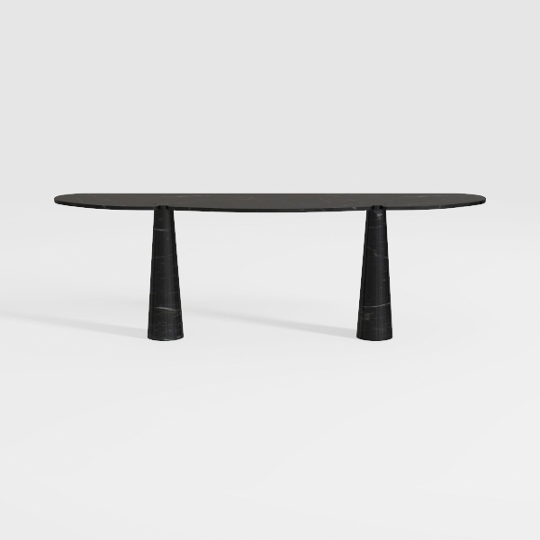 Tribesigns Black Dining Table for 4-6 People, 63-I