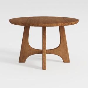 Tribesigns Round Dining Table Wood Kitchen Table
