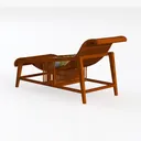 Patio Chair 2-Seater Patio Adirondack Chair& Left 45 Degree View