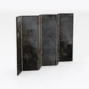 sechars - 5 Pieces Wall Art,Old Tree by Lake Right 45 Degree View