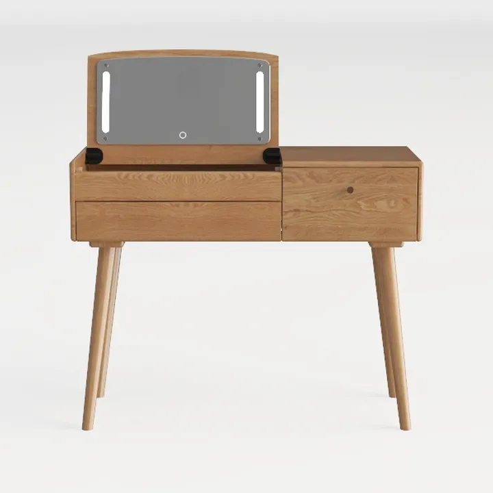 LumiSource Pebble Double Desk, Home Office Desk, C