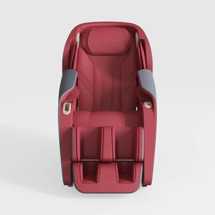Modern Red Leather Massage Chair 3D Model