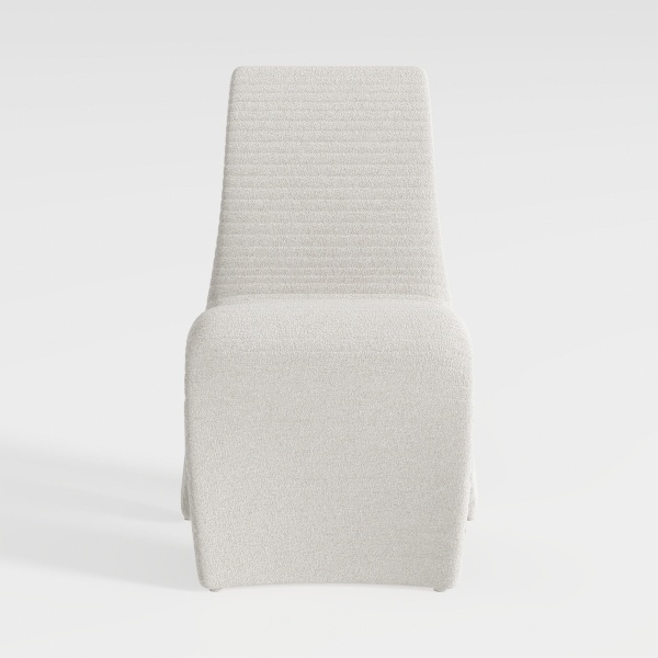 1 PC Rolling Dining Chair on Casters, Modern