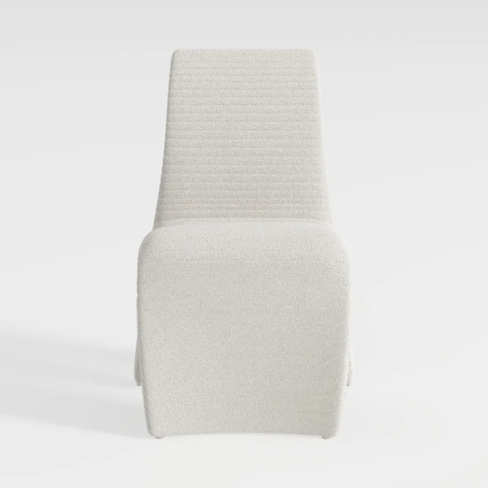 1 PC Rolling Dining Chair on Casters, Modern