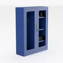 Palace Imports Solid Wood Bookcase - Floor Right 45 Degree View