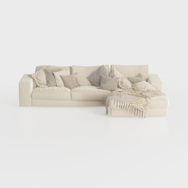 Oversized Modular Sectional Sofa, Large L Shaped S